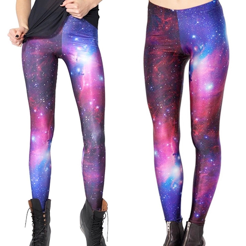 BlackMilk Galaxy Purple Leggings 🚀👾